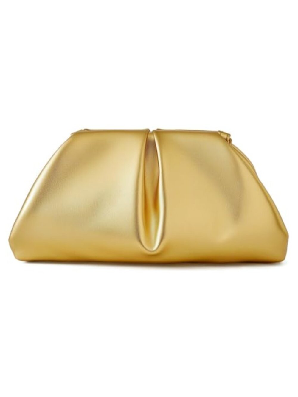 Soft PU Leather Dumpling Crossbody Bag Clutch Purse Detachable Straps